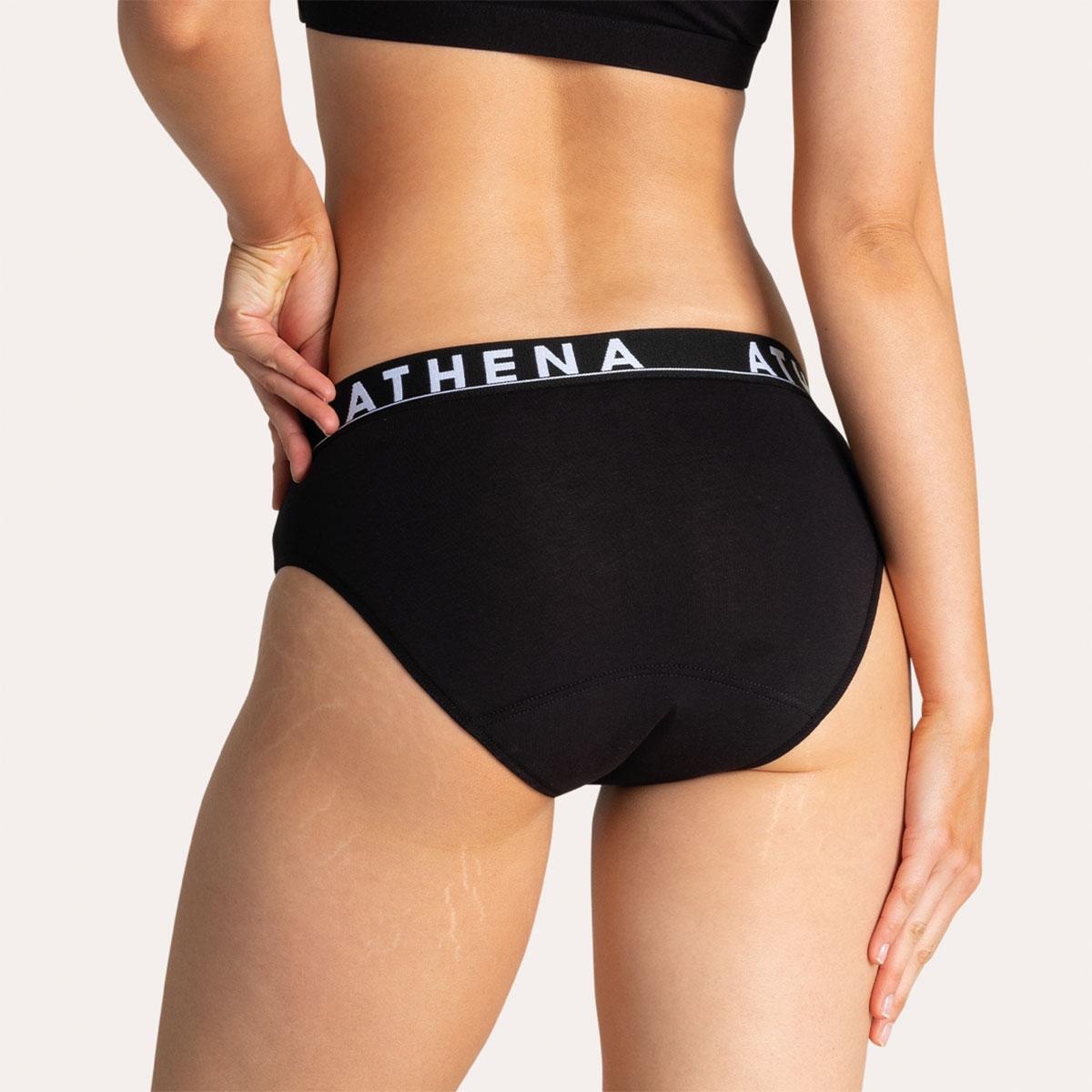 Culotte menstruelle femme coton issu de l'agriculture biologique Athena