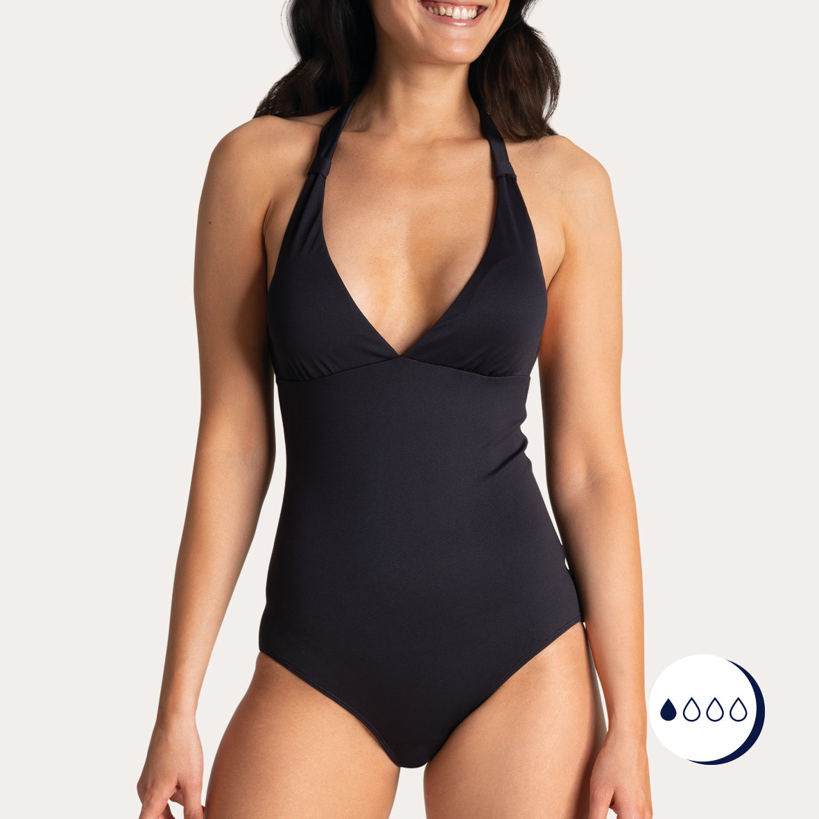 Maillot de bain menstruel 1 pièce femme Athena