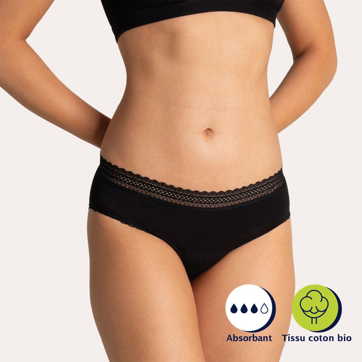 Culotte menstruelle femme Care coton issu de l'agriculture