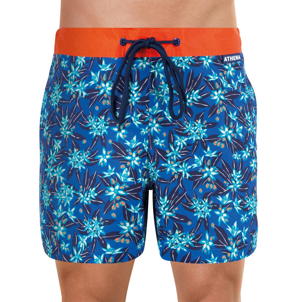 Bermuda de bain court homme Jungle Athena