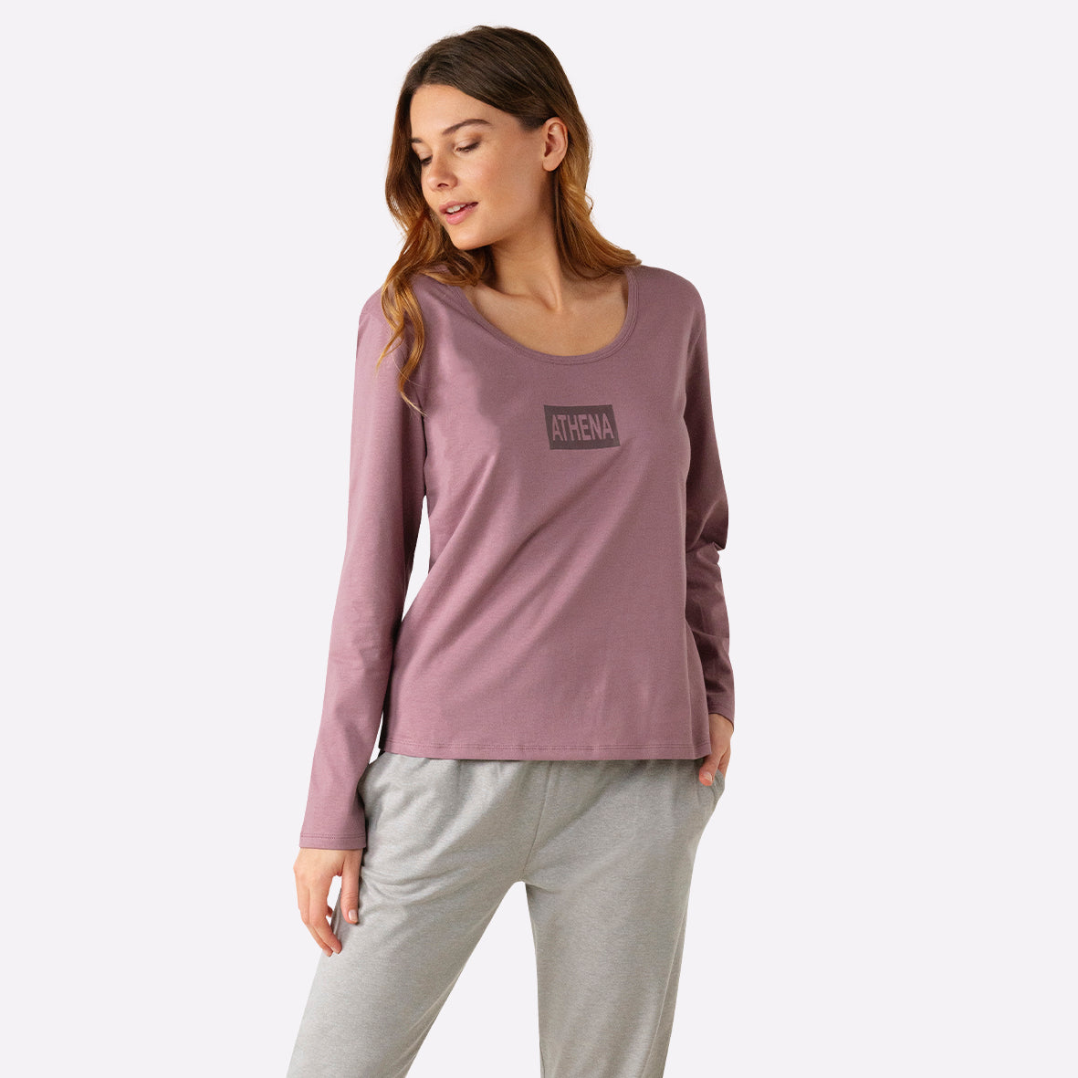 Pyjama long femme Sport Athena