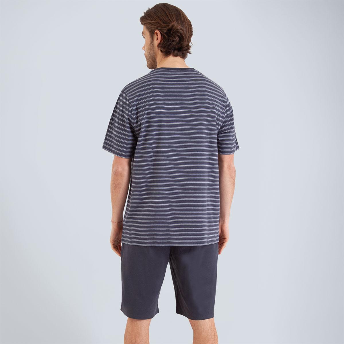 Pyjama court homme Rayures Fish & Chips Athena