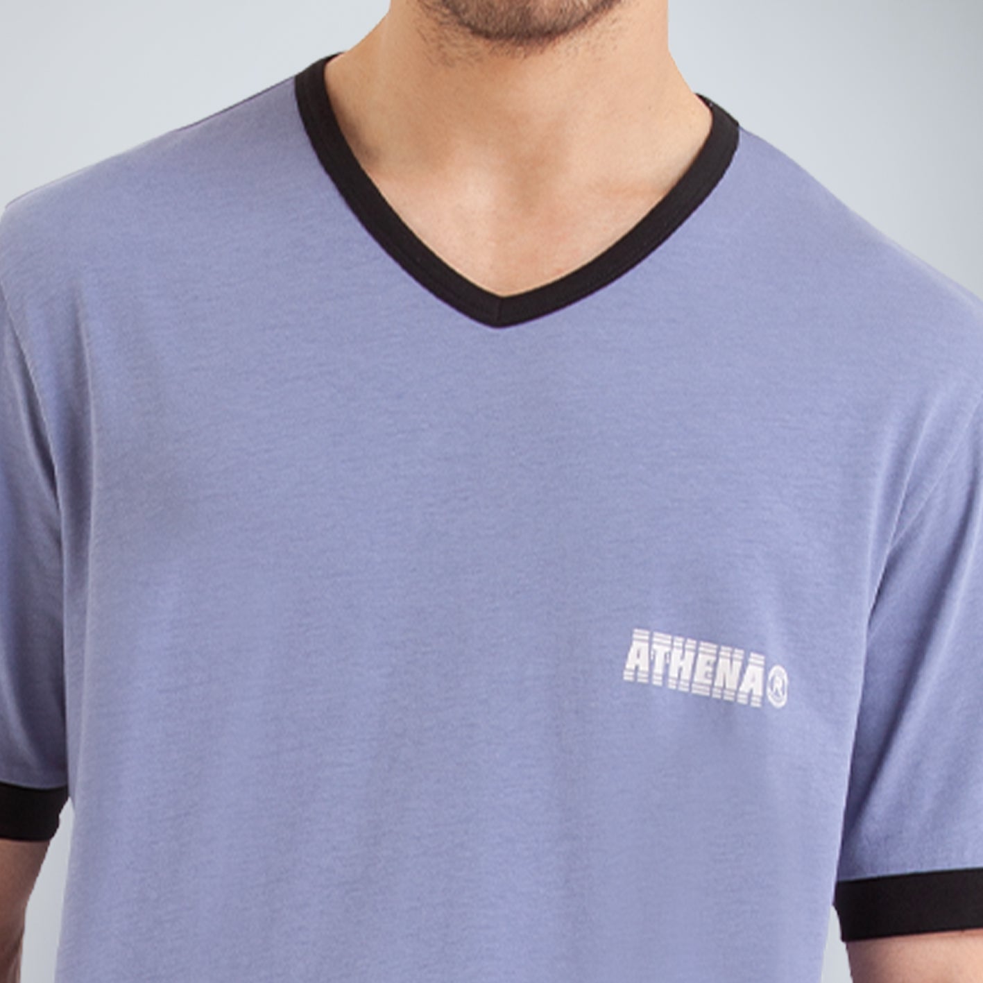 Pyjama court col V homme Ecopack Construction Athena