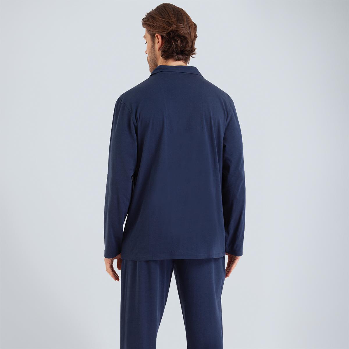 Pyjama long ouvert homme Rayures Cap Horn Athena