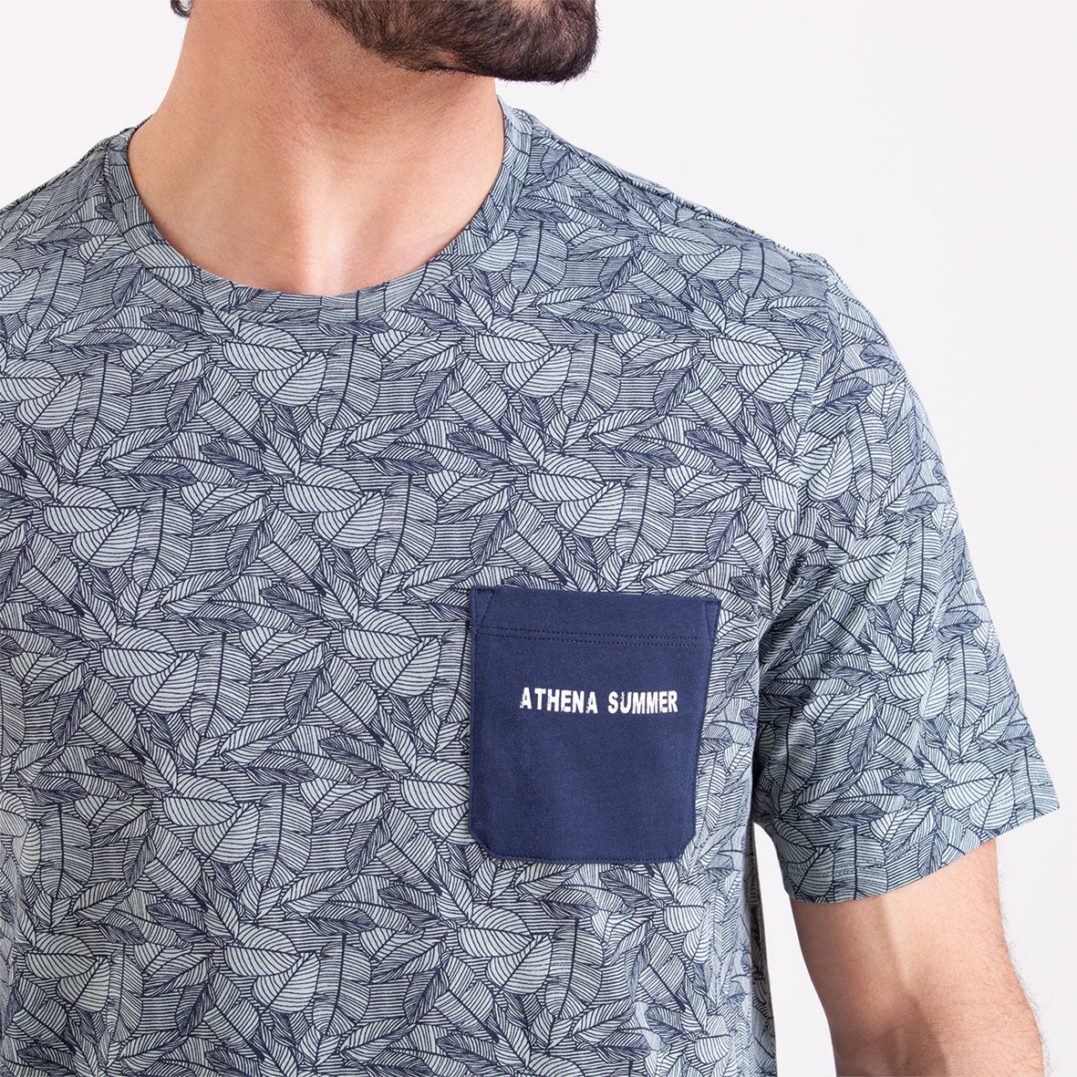 Pyjama court col rond homme Summer Athena