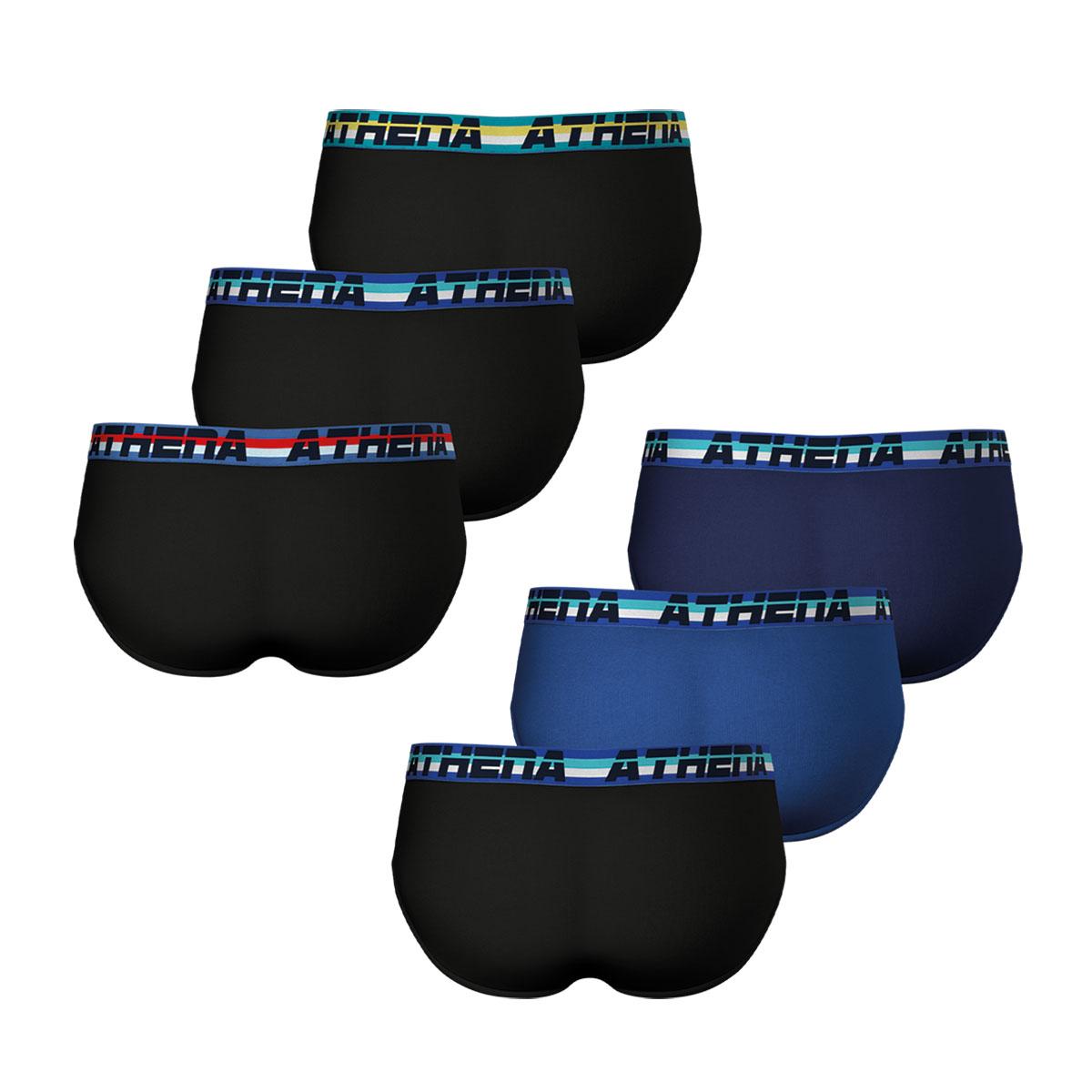 Lot de 6 slips homme 720 Stretch Athena