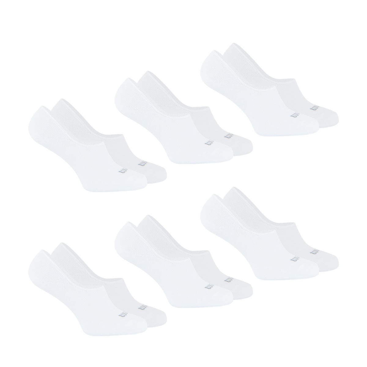 Lot de 6 paires de socquettes invisibles homme Essentiel Wilson