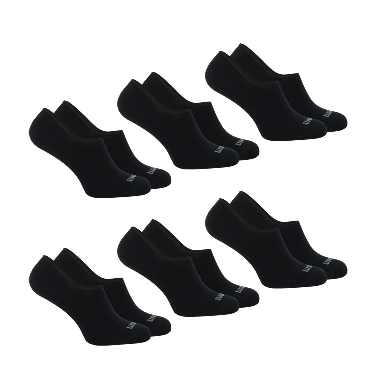 Lot de 6 paires de socquettes invisibles homme Essentiel Wilson