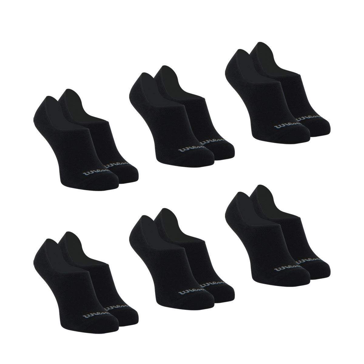 Lot de 6 paires de socquettes invisibles homme Essentiel Wilson