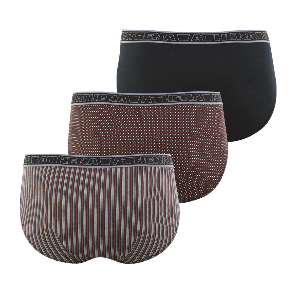 Lot de 3 slips homme Tonic Athena