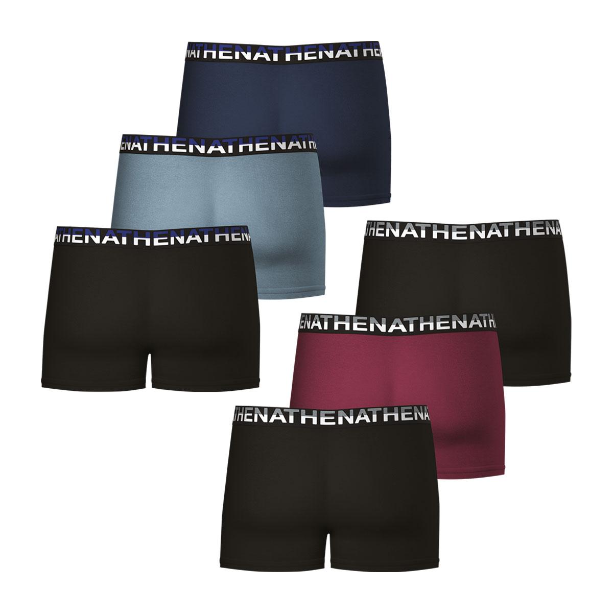 Lot de 6 boxers homme Athena