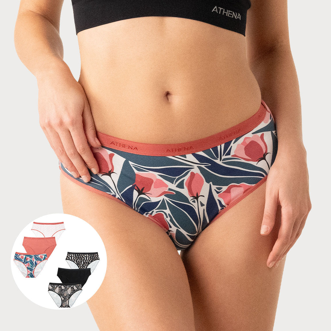 Lot de 6 culottes femme Ecopack Mode Athena