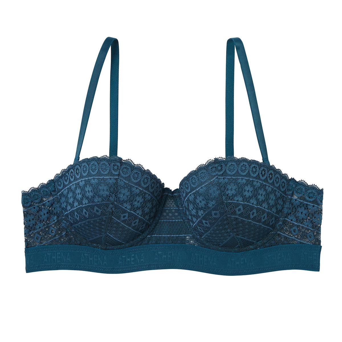 Soutien-gorge bandeau à armatures souples femme Dentelle Athena