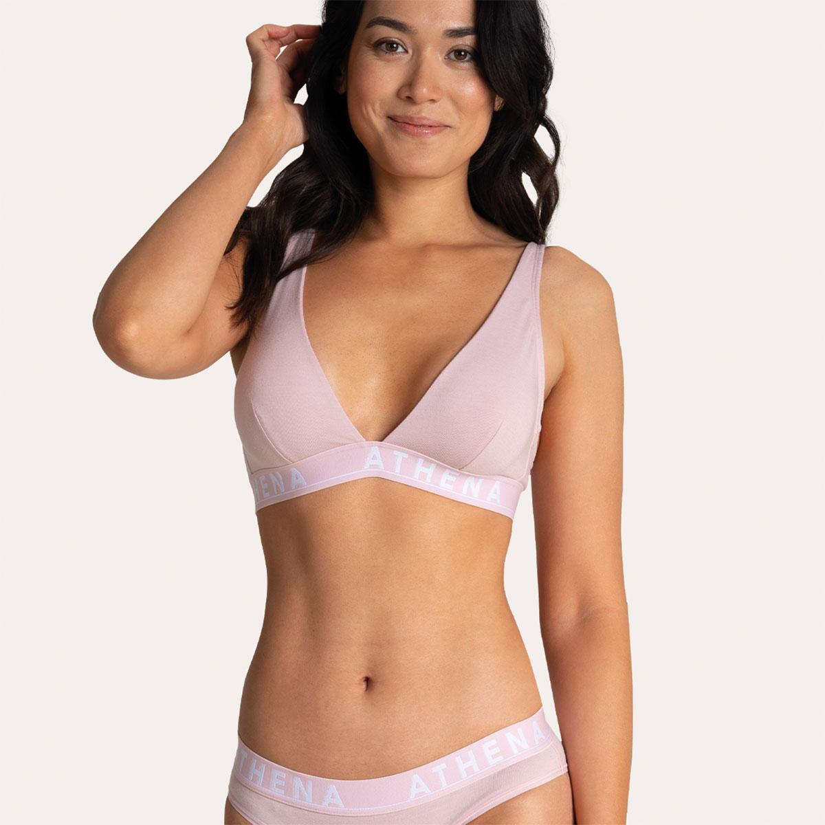 Soutien-gorge triangle sans armatures à coques amovibles femme Easy Color Athena