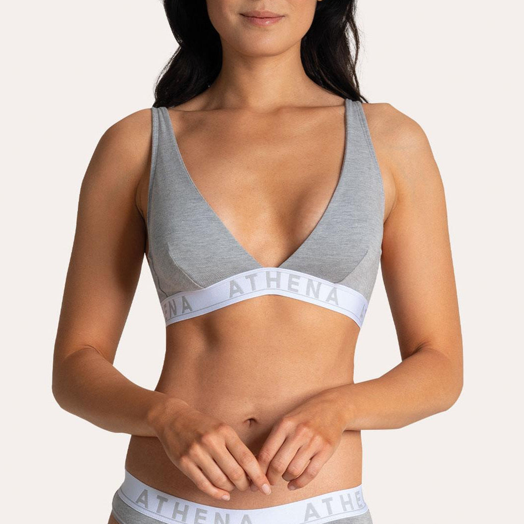 Soutien-gorge triangle sans armatures à coques amovibles femme Easy Color Athena