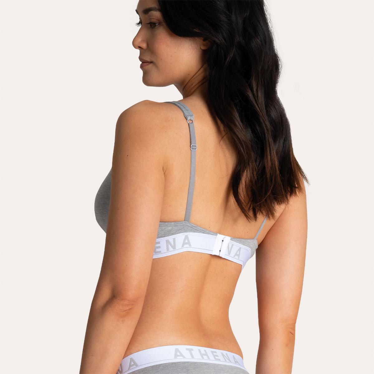 Soutien-gorge triangle sans armatures à coques amovibles femme Easy Color Athena