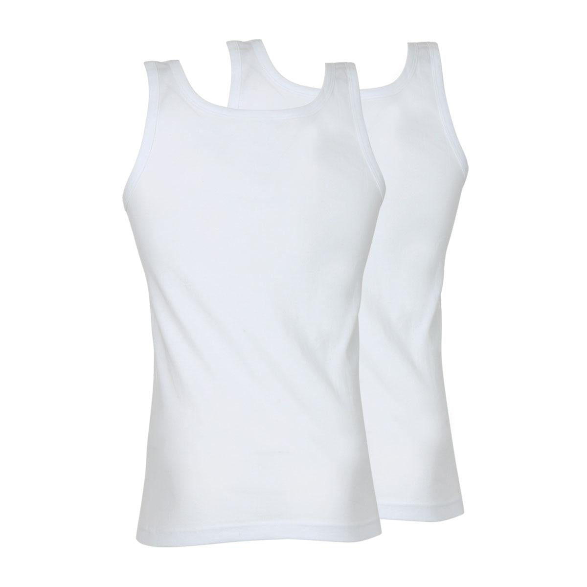 Lot de 2 débardeurs homme coton issu de l'agriculture biologique Athena