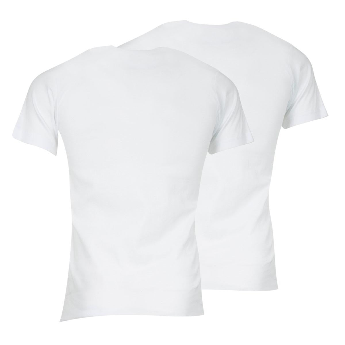 Lot de 2 tee-shirts col V homme coton issu de l'agriculture biologique Athena
