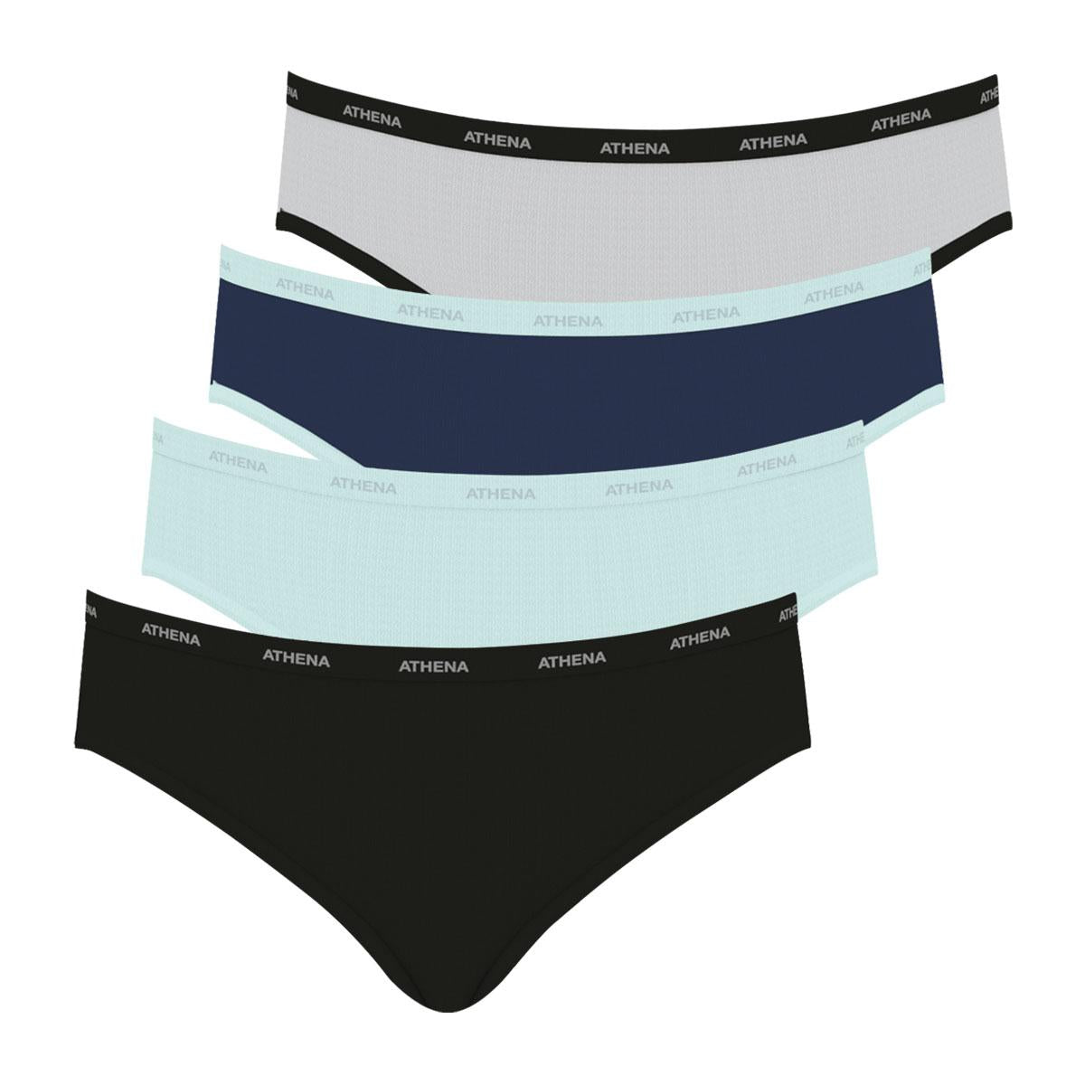 Lot de 4 slips femme Athena