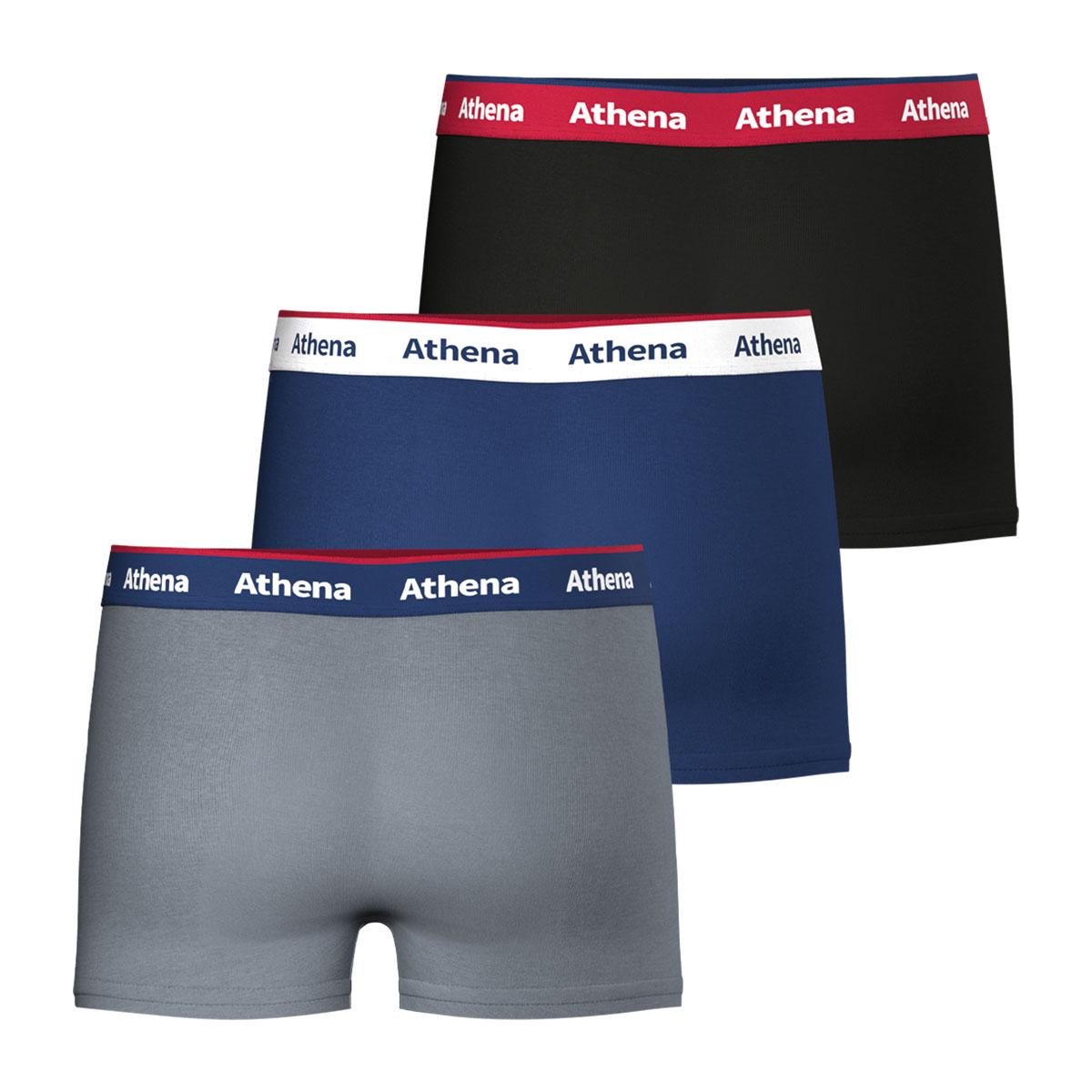 Lot de 3 boxers garçon Supporter Athena
