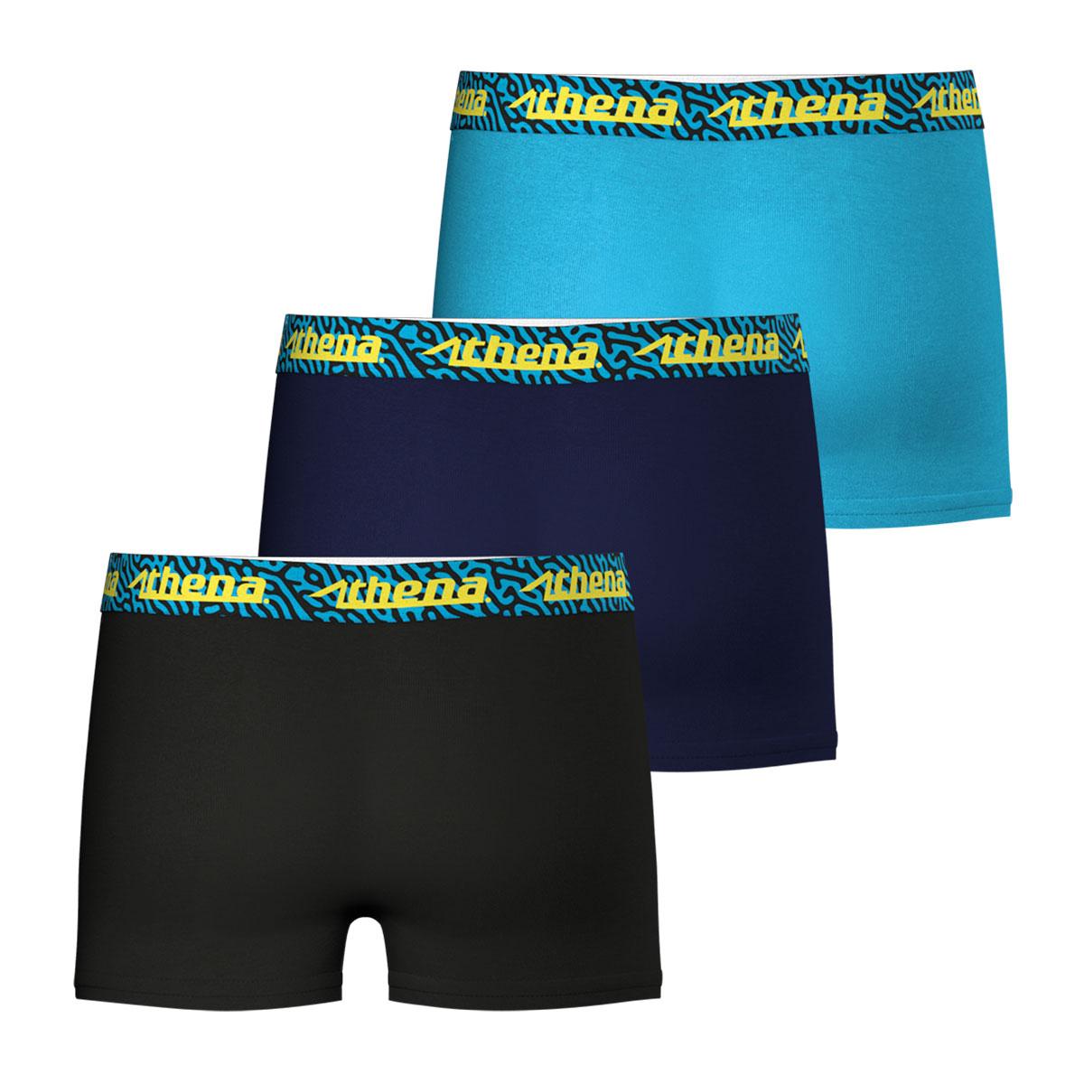 Lot de 3 boxers garçon Easy Fun Athena