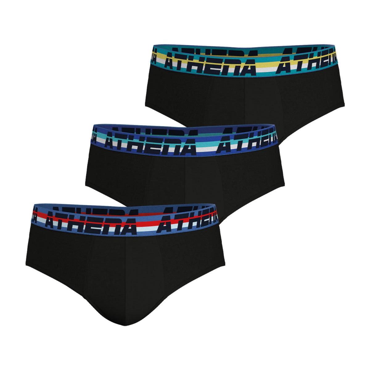 Lot de 3 slips homme 720 Stretch Coton Athena