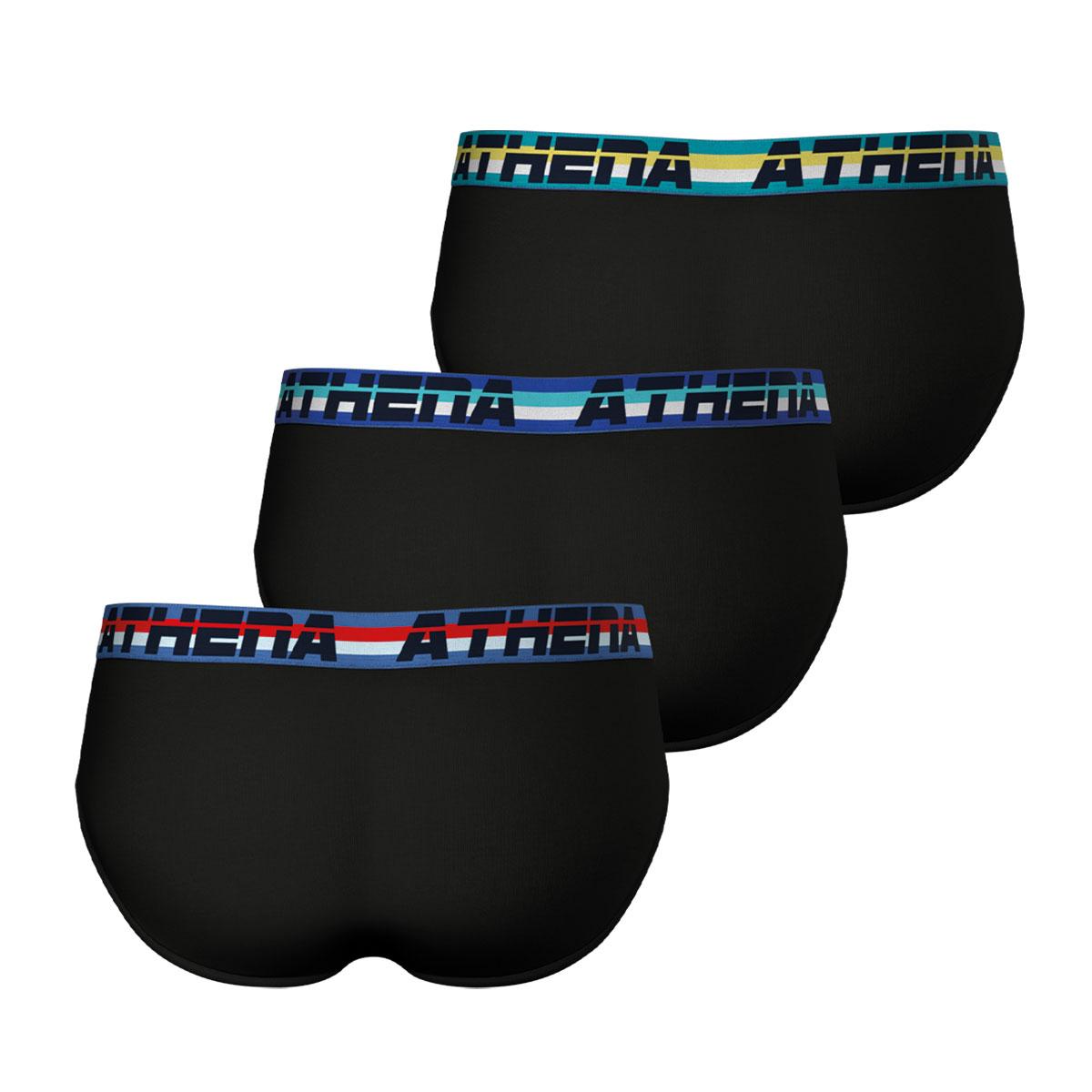 Lot de 3 slips homme 720 Stretch Coton Athena