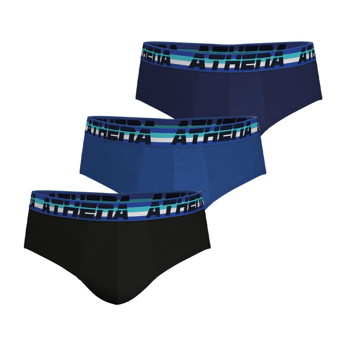 Lot de 3 slips homme 720 Stretch Coton Athena