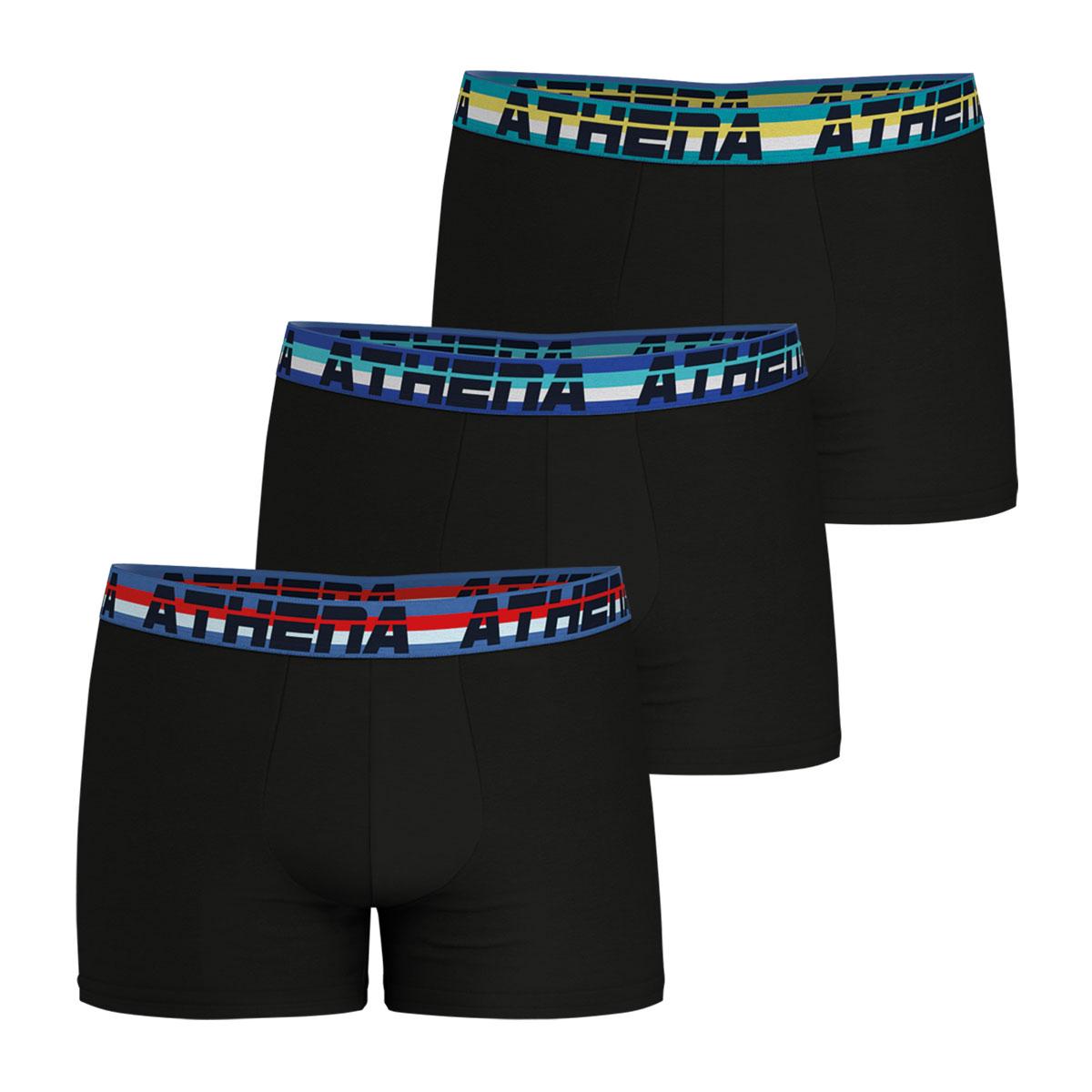 Lot de 3 boxers homme 720 Stretch Coton Athena