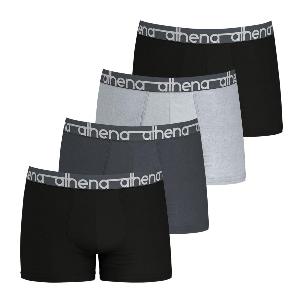 Lot de 4 boxers homme Easy Jean Athena