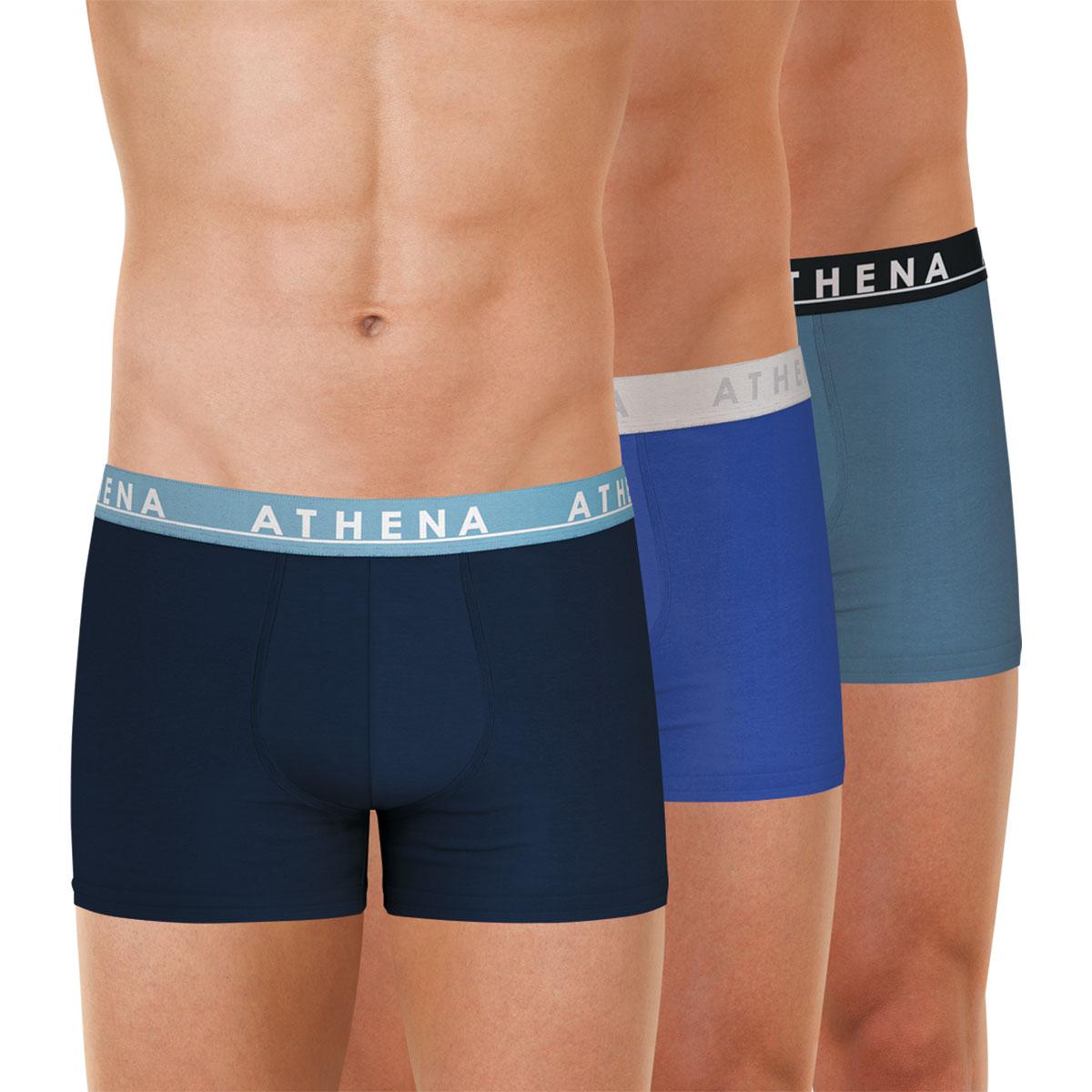 Lot de 3 boxers homme Easy Color Athena