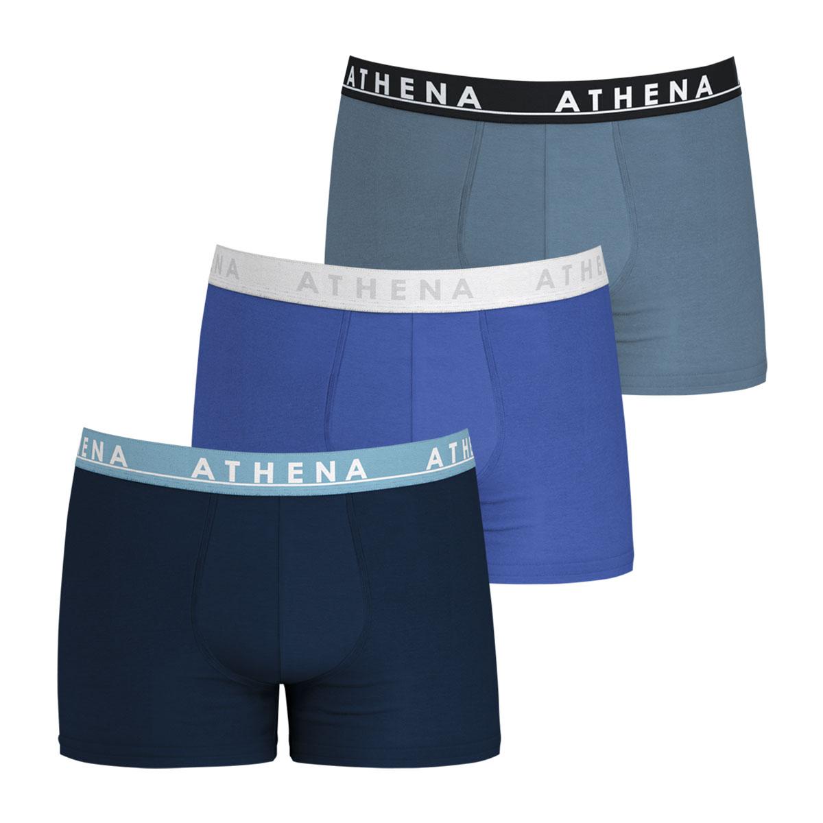 Lot de 3 boxers homme Easy Color Athena