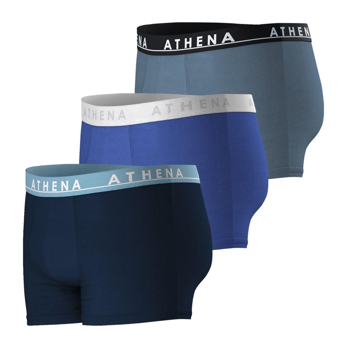 Lot de 3 boxers homme Easy Color Athena