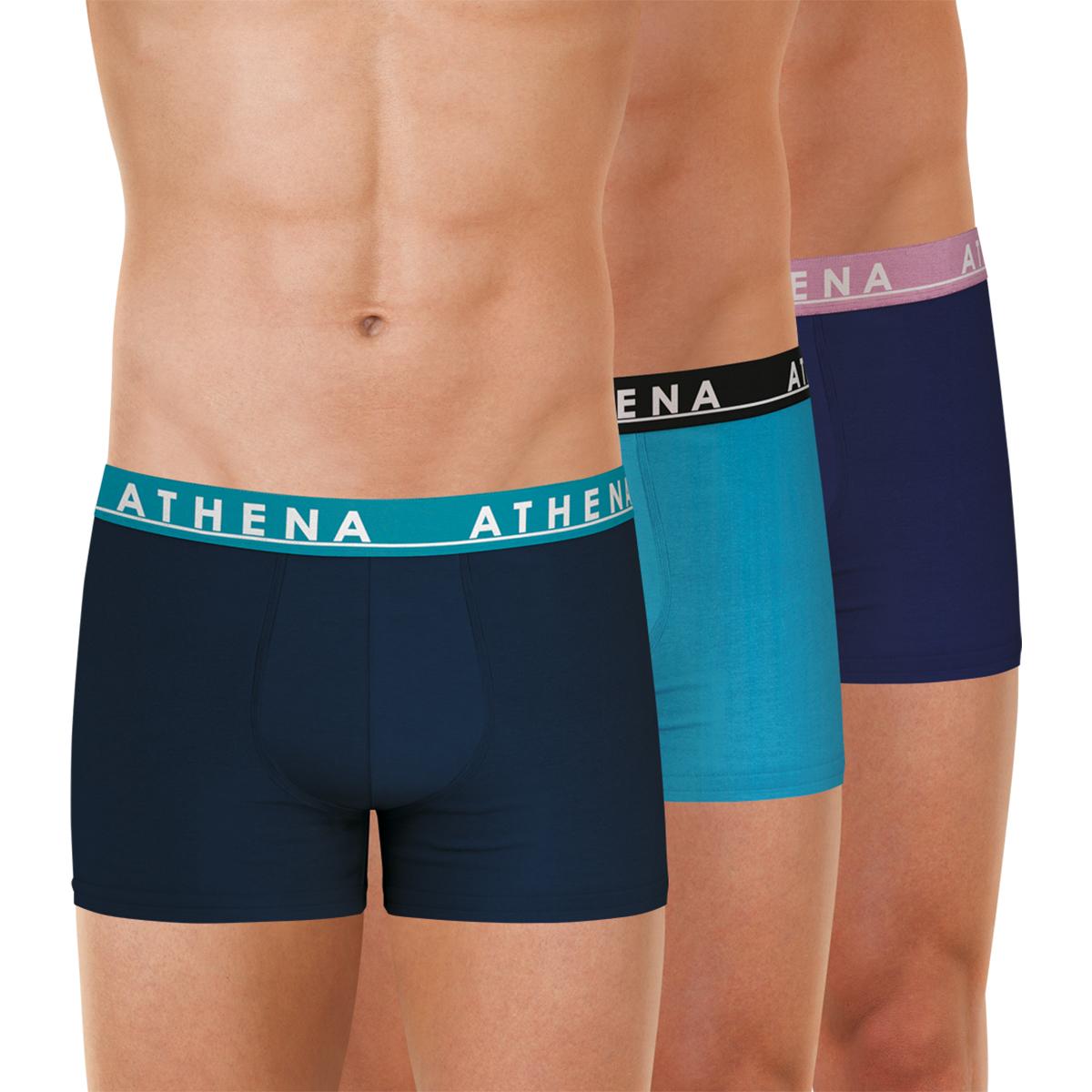Lot de 3 boxers homme Easy Color Athena
