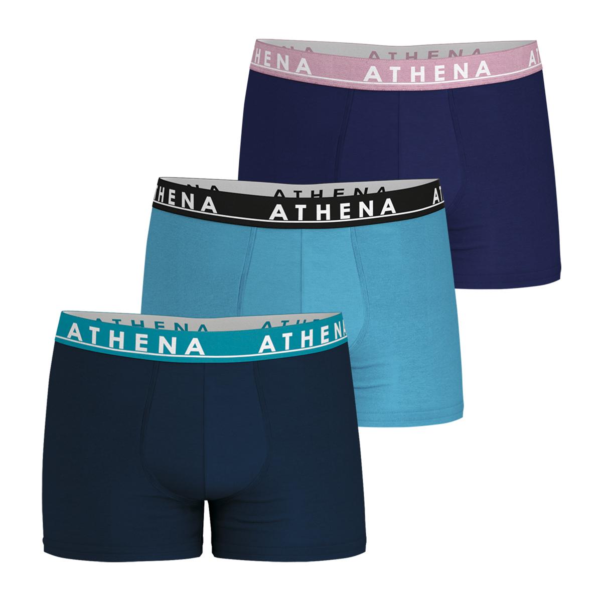 Lot de 3 boxers homme Easy Color Athena