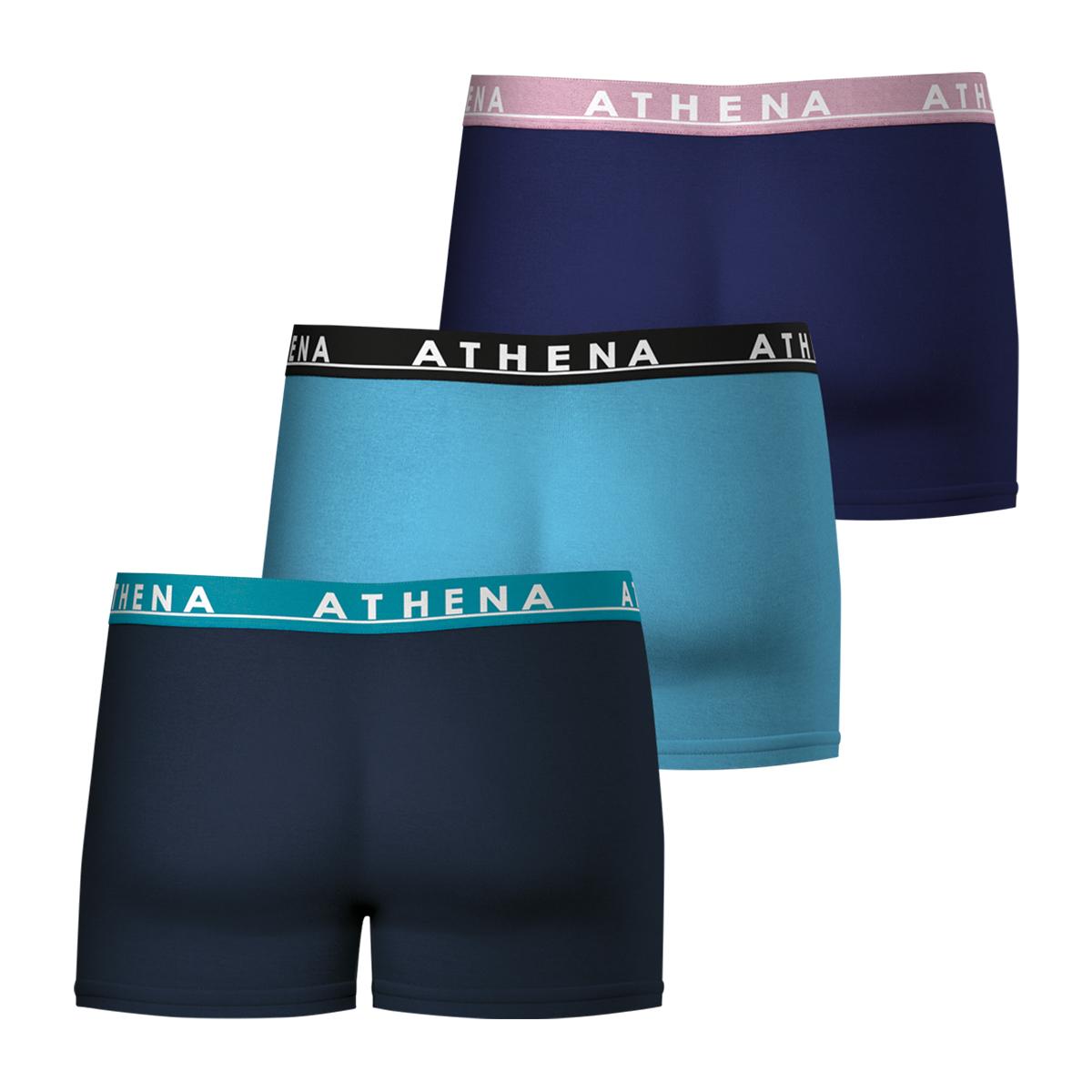 Lot de 3 boxers homme Easy Color Athena