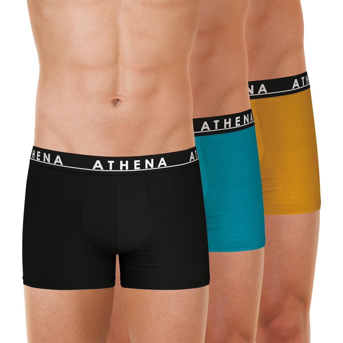 Lot de 3 boxers homme Easy Color Athena