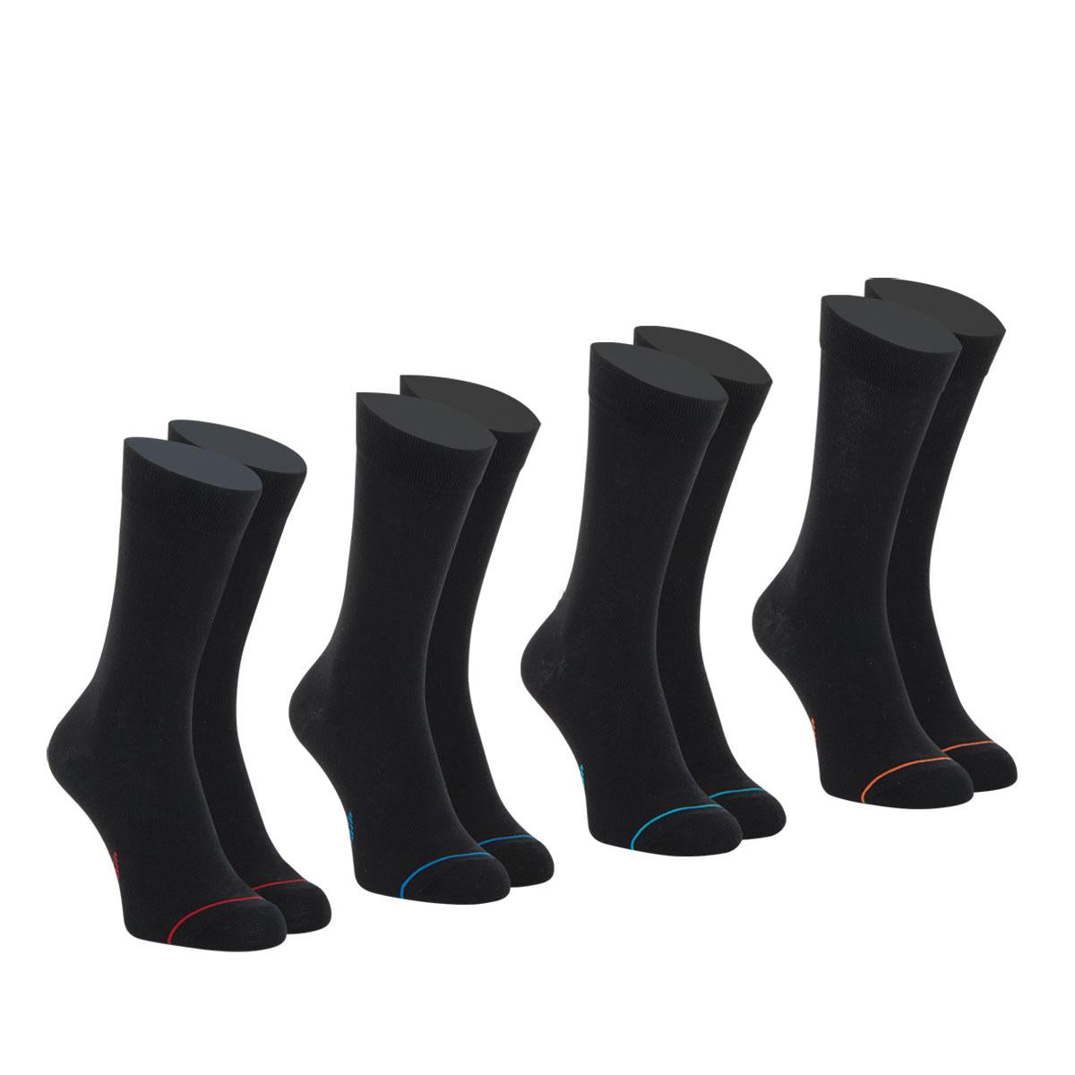 Lot de 4 paires de chaussettes hautes crew Ecopack Athena