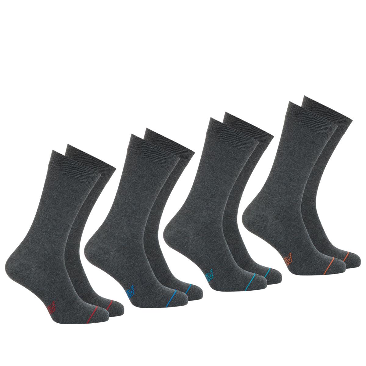 Lot de 4 paires de chaussettes hautes crew Ecopack Athena