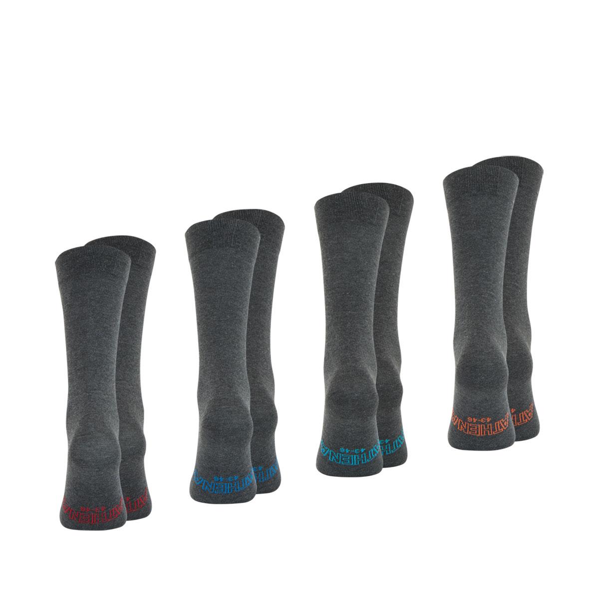 Lot de 4 paires de chaussettes hautes crew Ecopack Athena