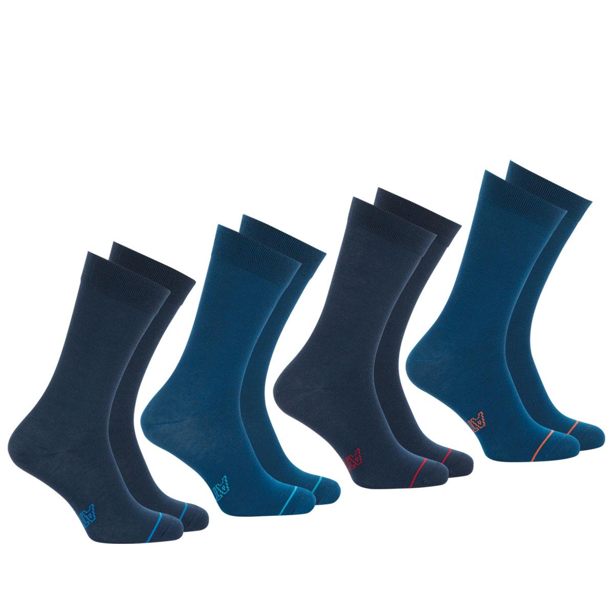 Lot de 4 paires de chaussettes hautes crew Ecopack Athena