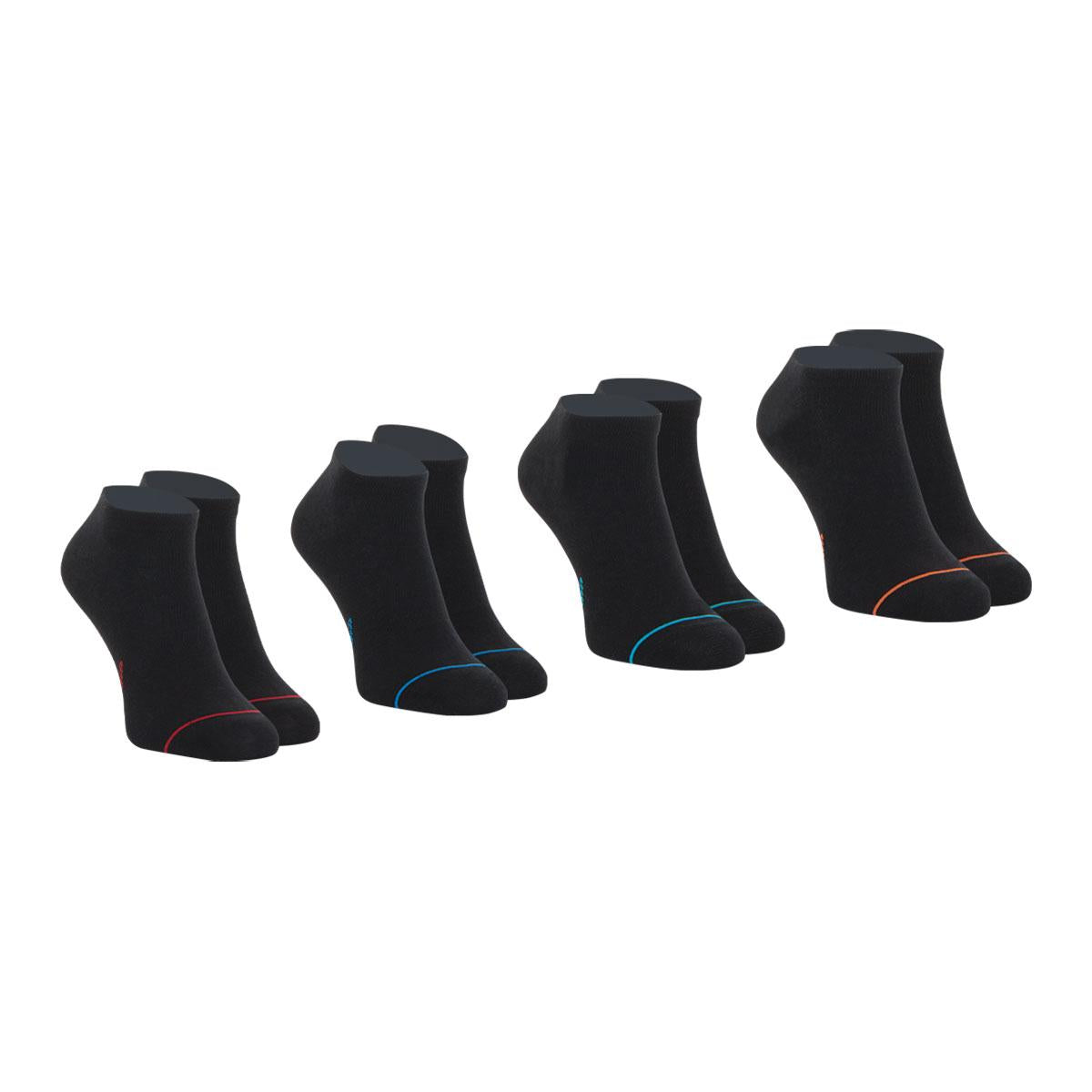 Lot de 4 paires de socquettes low cut Ecopack Athena