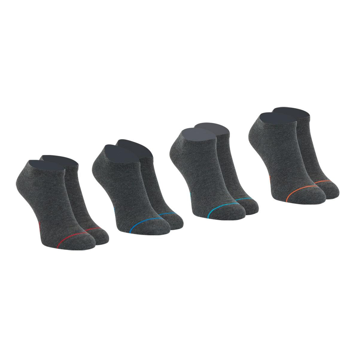 Lot de 4 paires de socquettes low cut Ecopack Athena