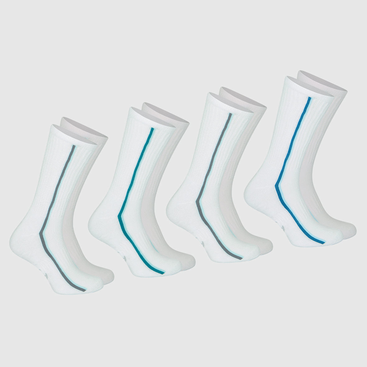 Lot de 4 mi-chaussettes homme Odor Control Athena