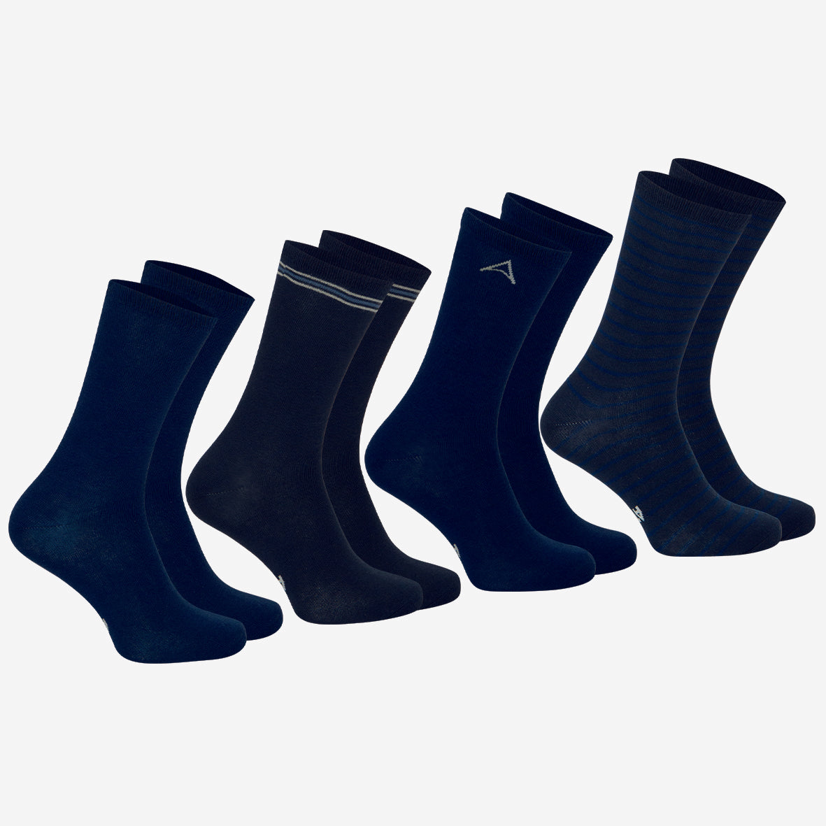 Lot de 4 mi-chaussettes homme Ecopack Athena