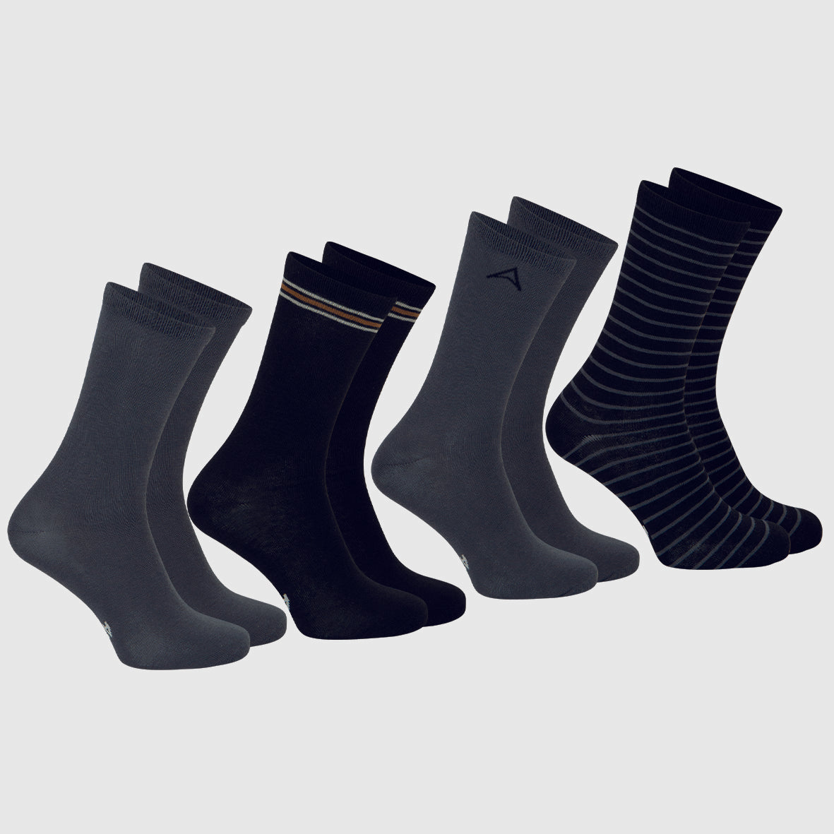 Lot de 4 mi-chaussettes homme Ecopack Athena