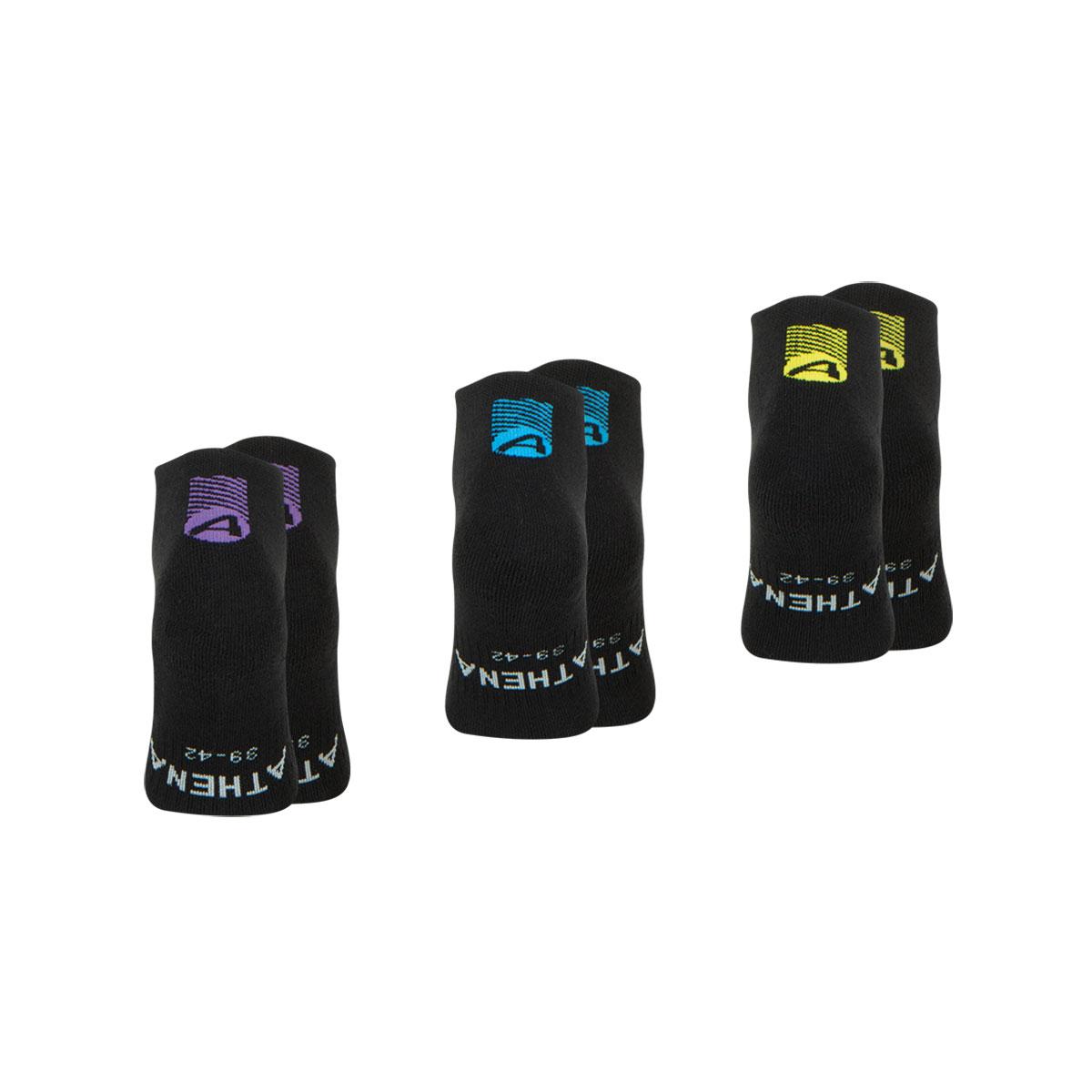 Lot de 3 paires de socquettes homme Training Dry Athena