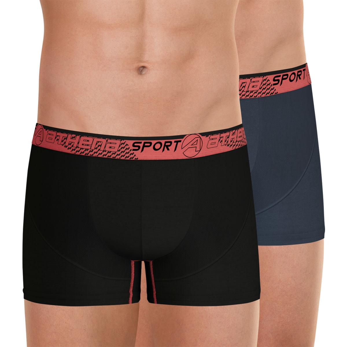 Lot de 2 boxers homme Running Athena