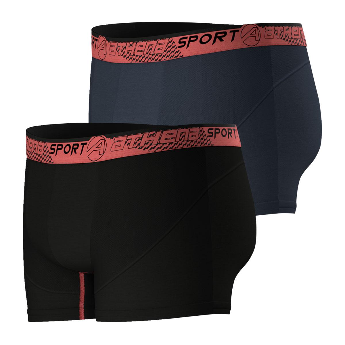 Lot de 2 boxers homme Running Athena