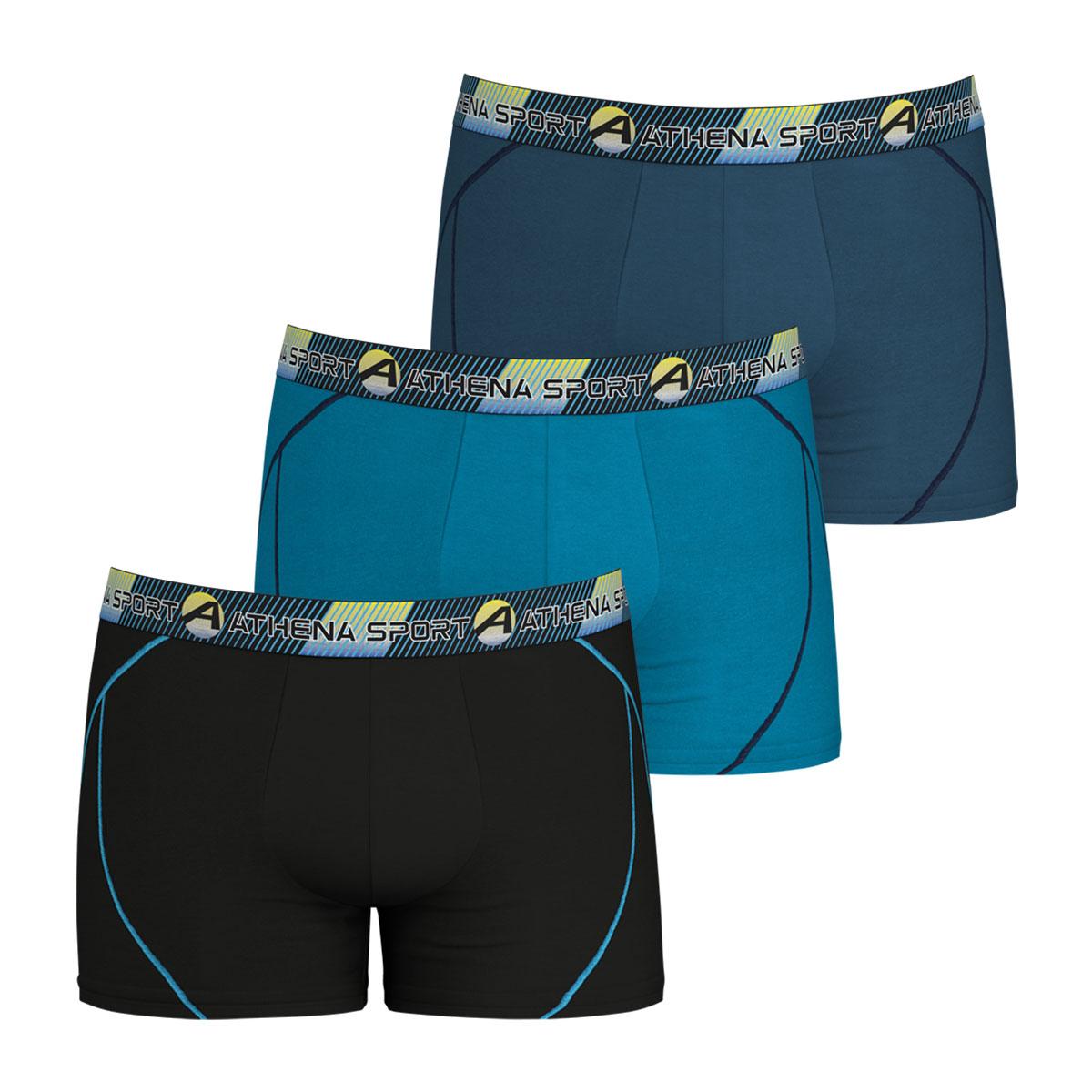 Lot de 3 boxers homme Training Dry Athena